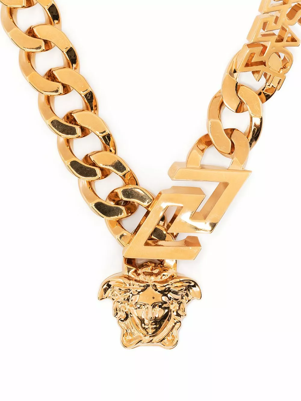 Versace Medusa Head chain necklace 3 Versace Medusa Head chain necklace