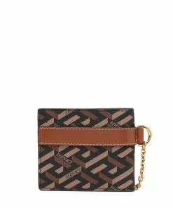 Versace La Greca leather wallet