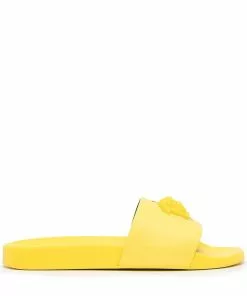 Versace La Medusa open-toe slides