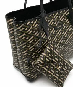 Versace La Greca tote bag