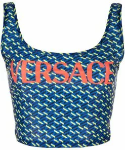 Versace La Greca bikini top