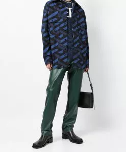 Versace La Greca cotton shirt