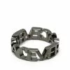 Versace logo letter ring