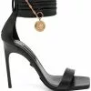 Versace Medusa Safety Pin leather sandals 1 Versace Medusa Safety Pin leather sandals