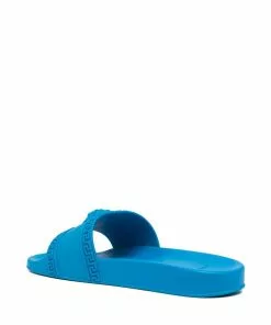 Versace debossed Medusa slides