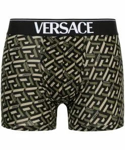 Versace Greca Signature print boxers