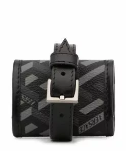 Versace Greca-print buckle-fastening wallet