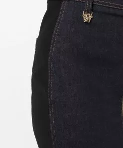 Versace Zip fastening denim skirt 11 Versace zip-fastening denim skirt