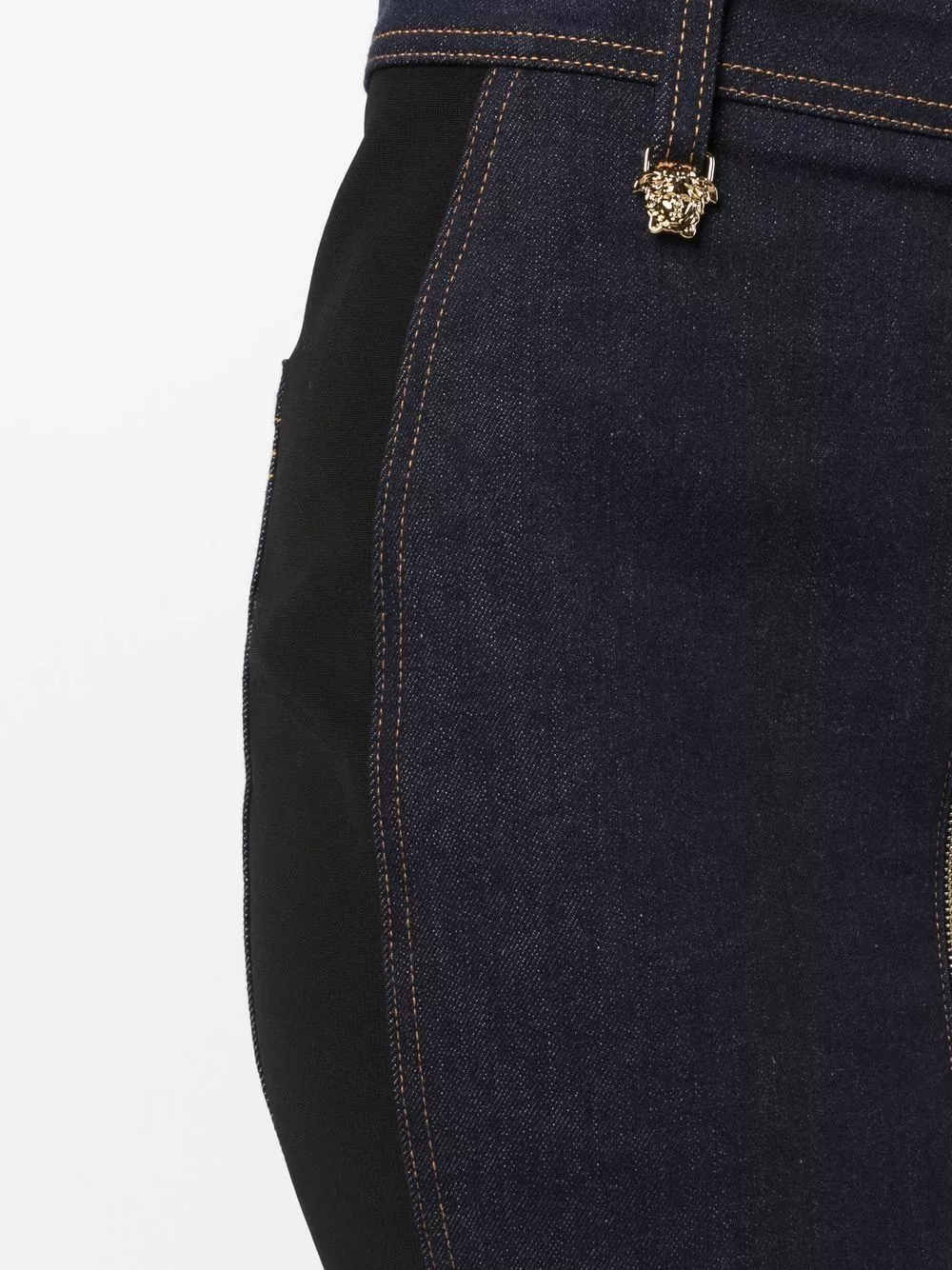 Versace Zip fastening denim skirt 7 Versace zip-fastening denim skirt