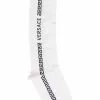 Versace Greca trim logo knit elasticated socks 1 Versace Greca trim logo-knit elasticated socks