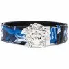 Versace La Medusa logo-buckle Barocco-print belt