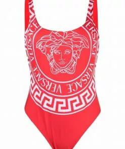 Versace Medusa logo-print one-piece swimsuit