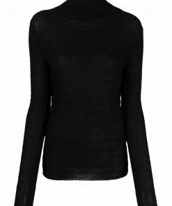 Versace knitted roll neck jumper