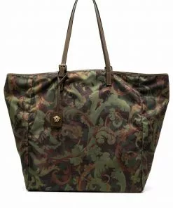 Versace Baroccoflage-print tote bag