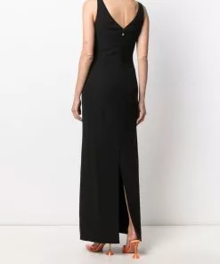 Versace Medusa strap long length dress 12 Versace Medusa-strap long-length dress