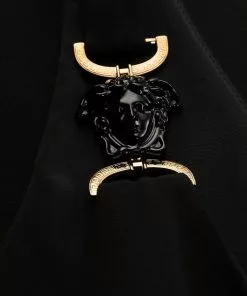 Versace Medusa strap long length dress 15 Versace Medusa-strap long-length dress