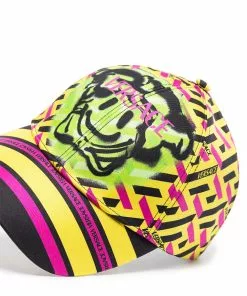 Versace smiley medusa cap