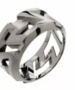 Versace Greca cut out ring 7 Versace Greca cut-out ring