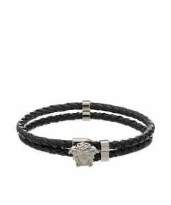 Versace Medusa charm rope bracelet