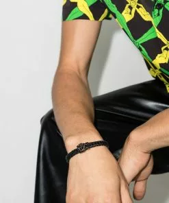 Versace Medusa charm rope bracelet