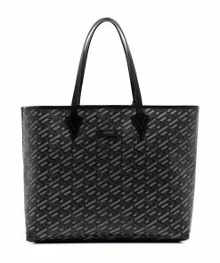 Versace La Greca leather tote bag