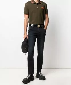 Versace Logo embroidered polo shirt 8 Versace logo-embroidered polo shirt