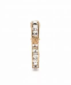 Versace crystal-embellished Medusa ear cuff
