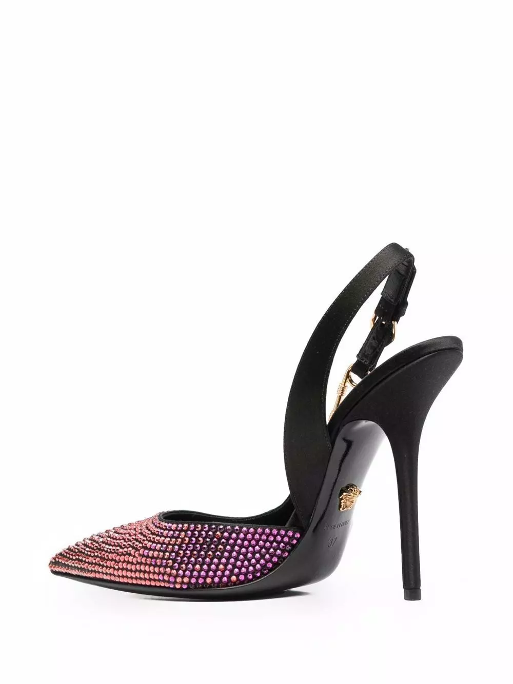 Versace Safety Pin crystal embellished pumps 5 Versace Safety Pin crystal-embellished pumps