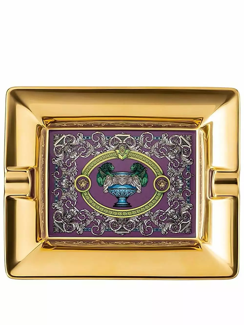 Versace Barocco Mosaic ashtray (13cm) 3 Versace Barocco Mosaic ashtray (13cm)