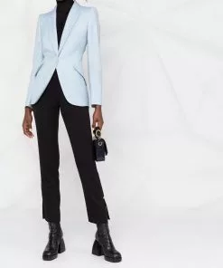 Versace Medusa-charm cropped trousers