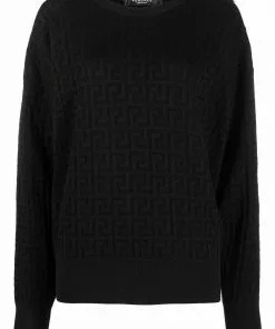 Versace Greca pattern wool jumper