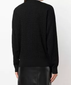 Versace Greca pattern wool jumper