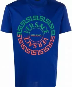 Versace Greca-print logo T-shirt