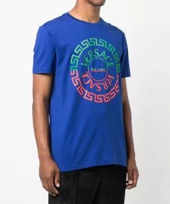 Versace Greca-print logo T-shirt