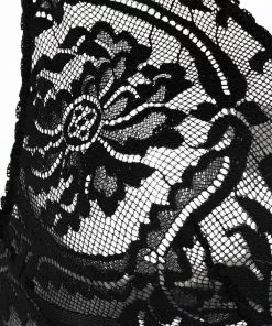 Versace Barocco-lace bralette