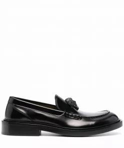 Versace La Medusa leather loafers