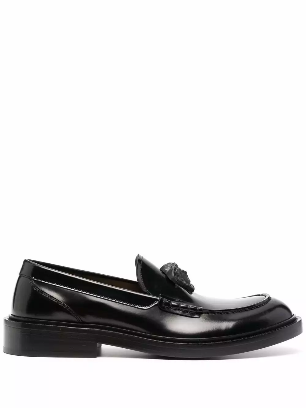 Versace La Medusa leather loafers 3 Versace La Medusa leather loafers