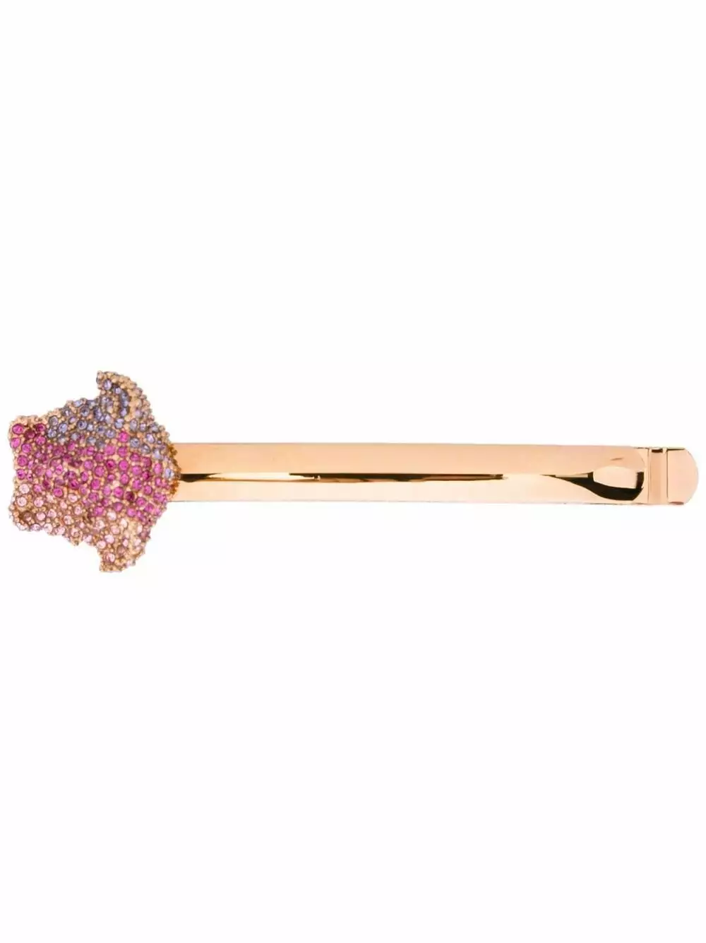 Versace La Medusa crystal embellished hair clip 3 Versace La Medusa crystal-embellished hair clip