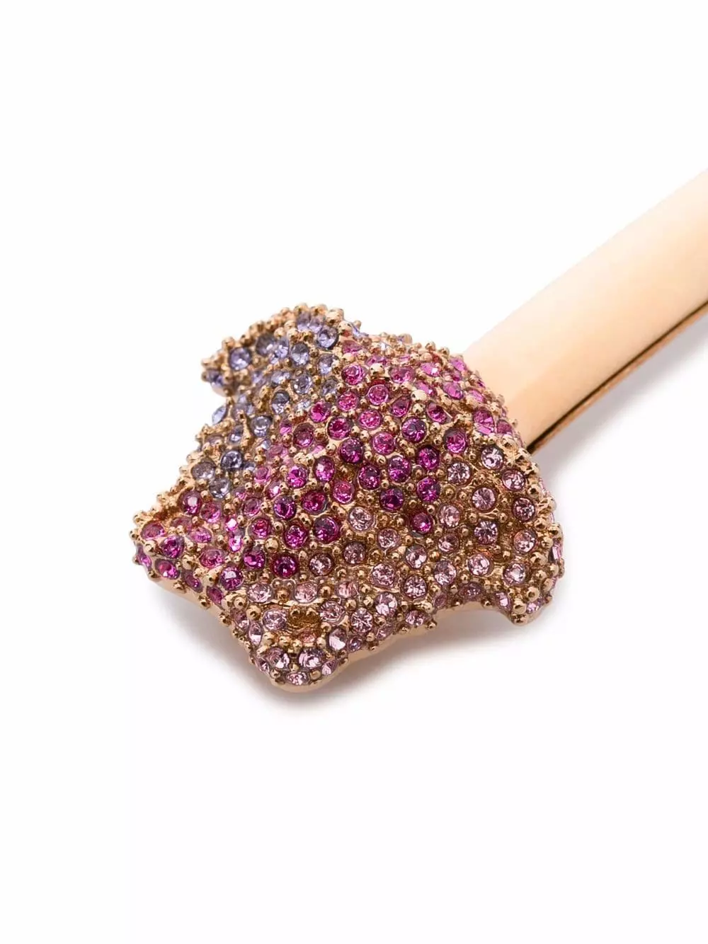 Versace La Medusa crystal embellished hair clip 5 Versace La Medusa crystal-embellished hair clip