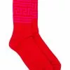 Versace Greca ribbed socks