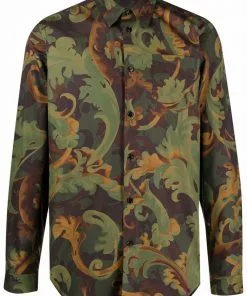 Versace Baroccoflage-print shirt