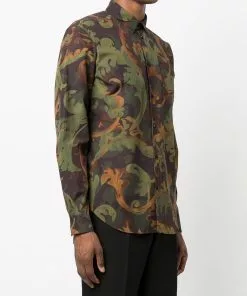 Versace Baroccoflage-print shirt