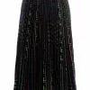 Versace Greca pattern pleated skirt 1 Versace Greca-pattern pleated skirt