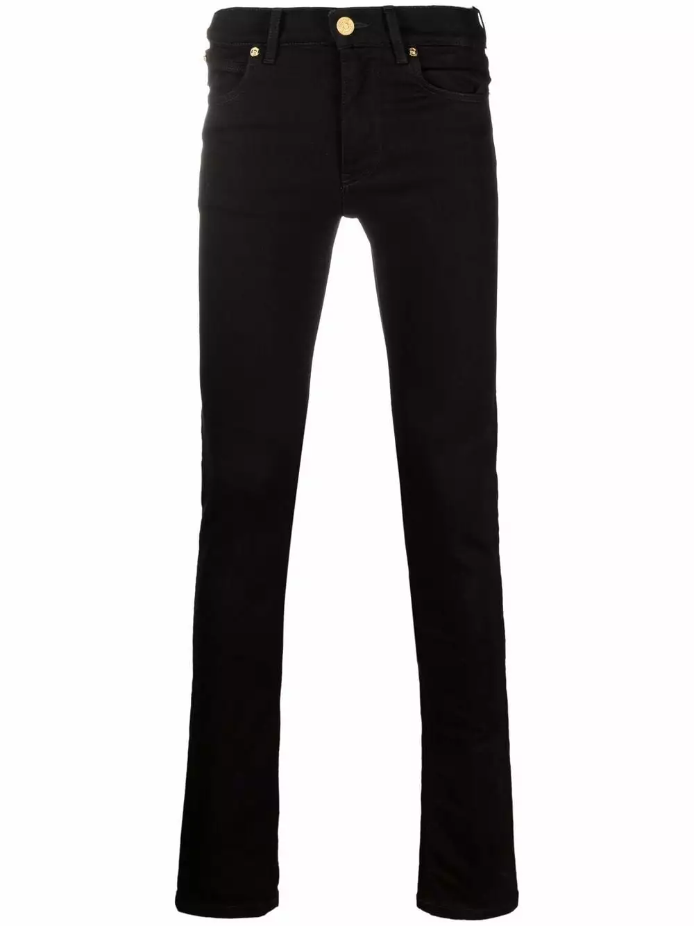 Versace Logo patch skinny cut jeans 3 Versace logo-patch skinny-cut jeans