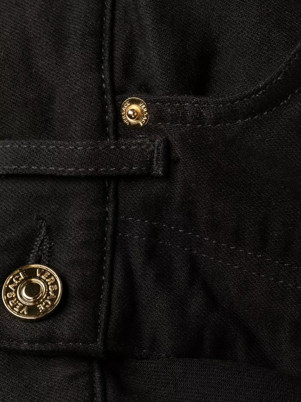 Versace Logo patch skinny cut jeans 9 Versace logo-patch skinny-cut jeans