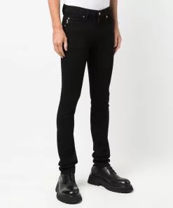 Versace Logo patch skinny cut jeans 11 Versace logo-patch skinny-cut jeans