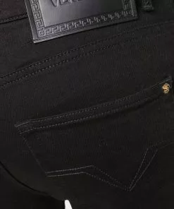 Versace Logo patch skinny cut jeans 13 Versace logo-patch skinny-cut jeans