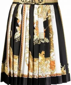 Versace Medusa Renaissance pleated skirt
