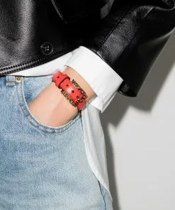 Versace sculpted buckle bracelet