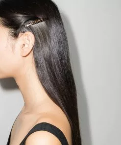 Versace logo-lettering hairclip